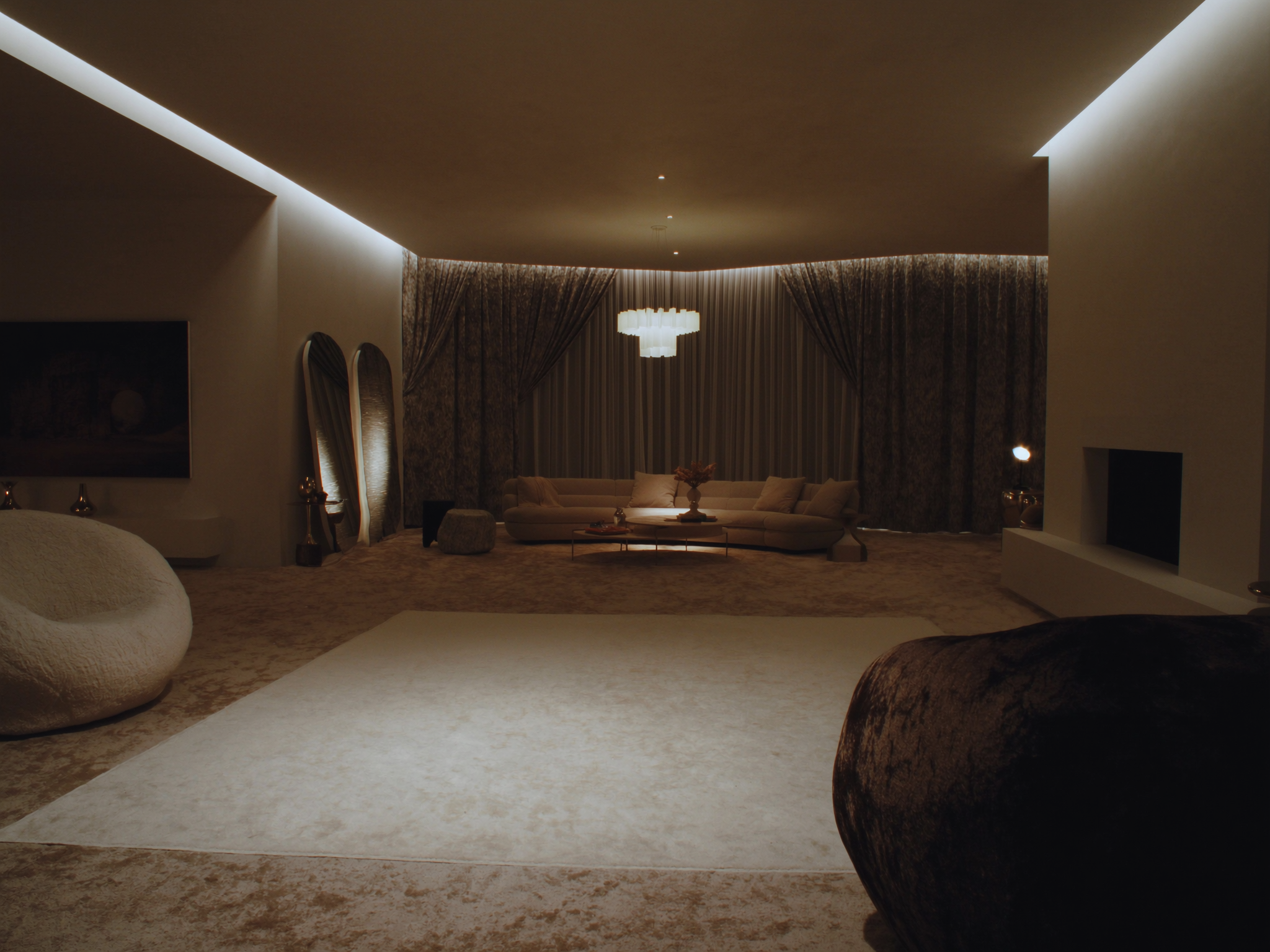 Lighting — Smart lighting scenes through the living space